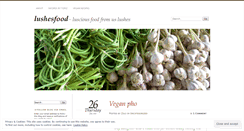 Desktop Screenshot of lushesfood.com